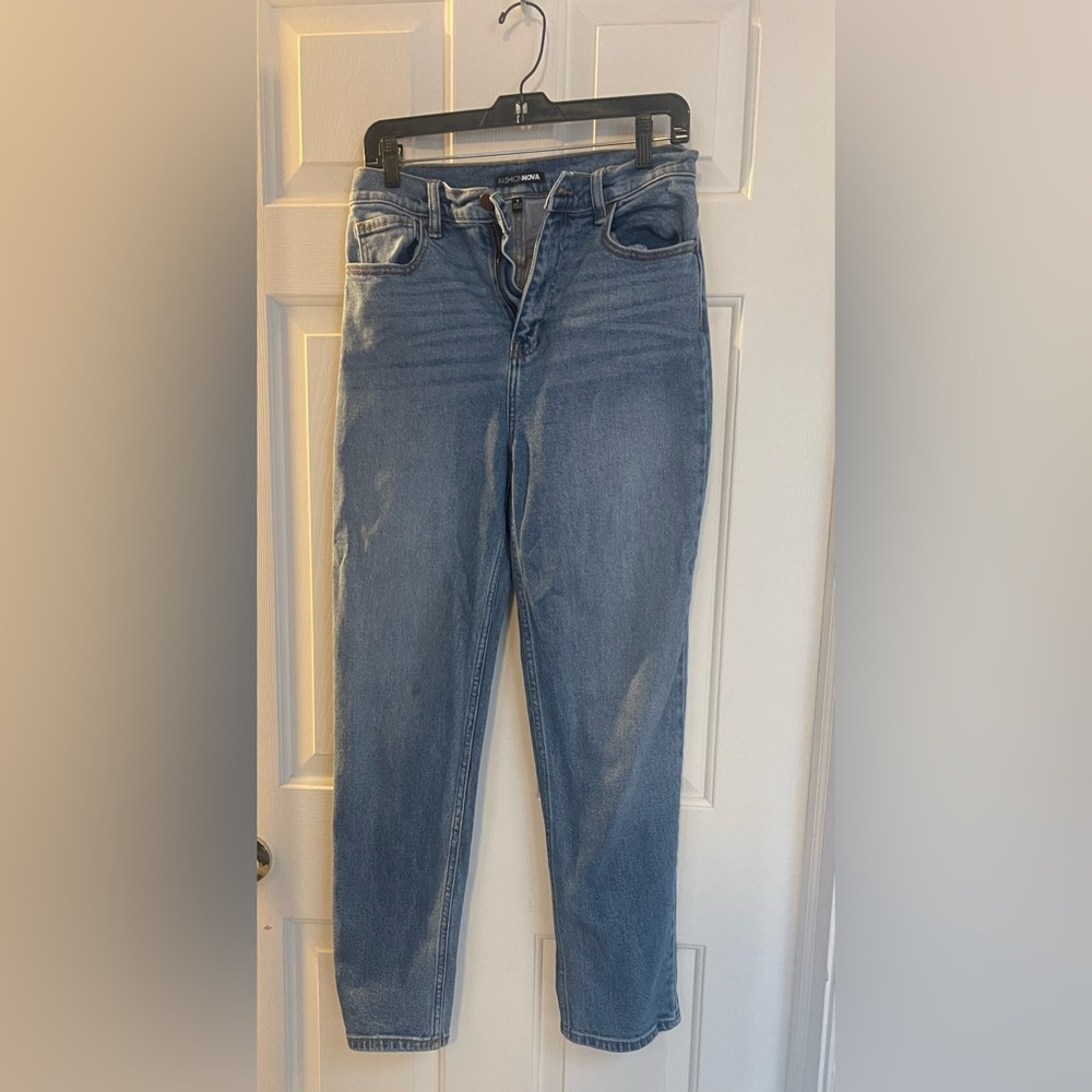 Fashion Nova Light Blue Skinny Jeans